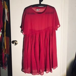 ASOS sheer babydoll dress